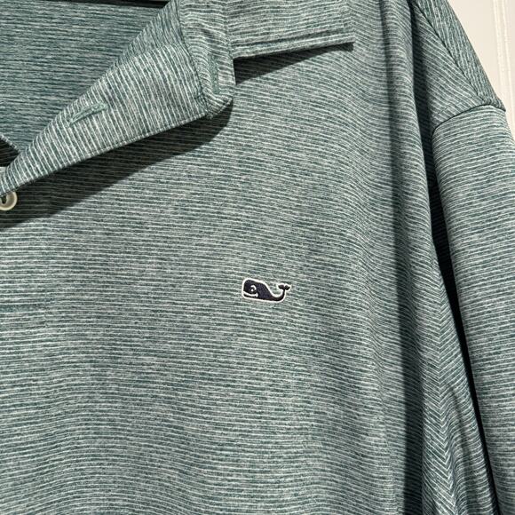 Vineyard Vines Green On The Go Sankaty Polo Shirt Mens 2X Tall - Picture 2 of 5